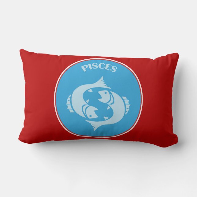Pisces Lumbar Pillow Kussen (Achterkant)