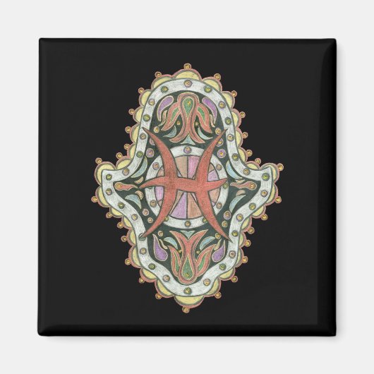Pisces Magnet Magneet (Voorkant)