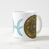 Pisces Mandala Spécialité Mug (Devant droit)