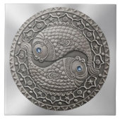 Pisces Medallion Tegeltje (Voorkant)