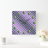 Pisces & Metal Boar Vierkante Klok (Huis)