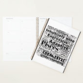 Pisces Mot Cloud Inspiration Zodiaque (Devant avec enveloppe)