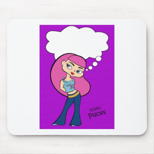 Pisces Mousepad Muismat (Voorkant)