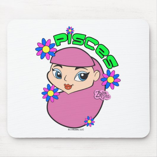 Pisces Mousepad Muismat (Voorkant)