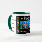 PISCES MUG DE PROFIL ASTROLOGIQUE (Devant gauche)