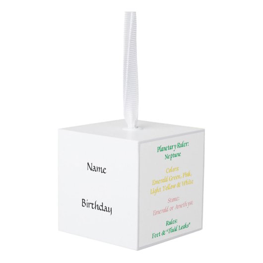 Pisces Ornament (Achter hoekig)