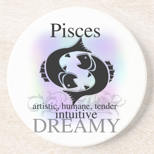 Pisces over je Onderzetter (Voorkant)