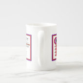 Pisces Personnalité Traits Bone China Mug (Dos)