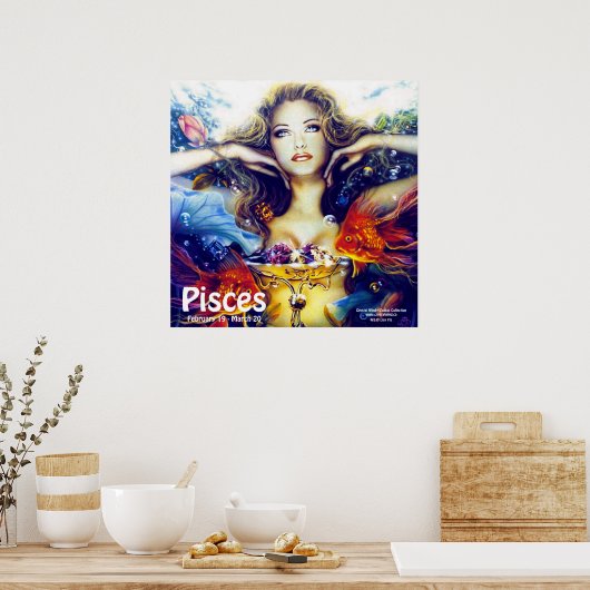 Pisces Poster (Keuken)