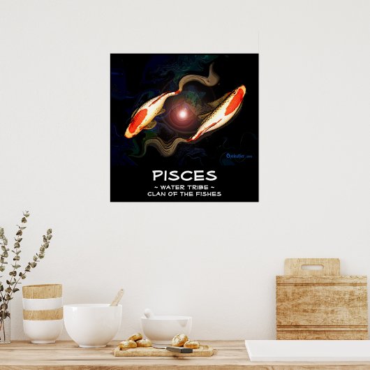 Pisces poster (Keuken)