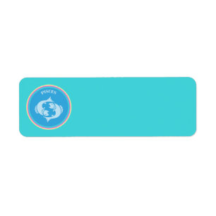 Pisces Return Address Label