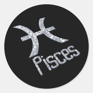 Pisces Ronde Sticker