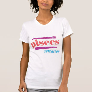 Pisces roze t-shirt