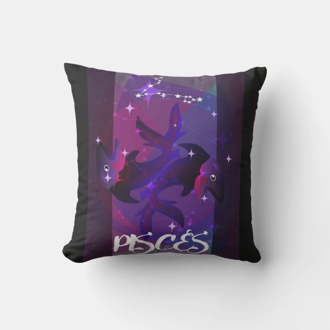 Pisces Signale Jeter Oreiller (Recto)