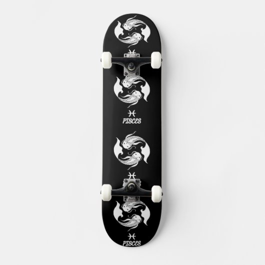 Pisces Silhouette Skateboard (Voorkant)