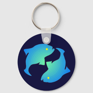 Pisces Silhouette Sleutelhanger