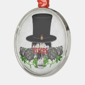 Pisces Skull Metalen Ornament (Links)