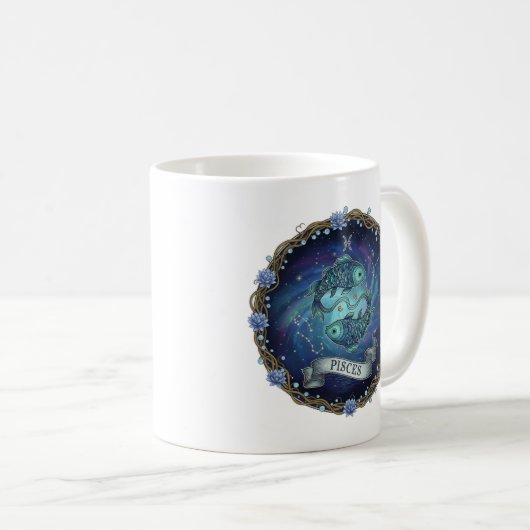 Pisces special Zodiac  Coffee Mug (Devant droit)