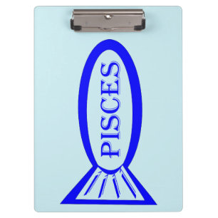 Pisces Star Sign Fish Cliboard Klembord