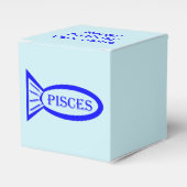 Pisces Star Sign Fish Custom Favor Box Bedankdoosjes (Voorkant Zijde)