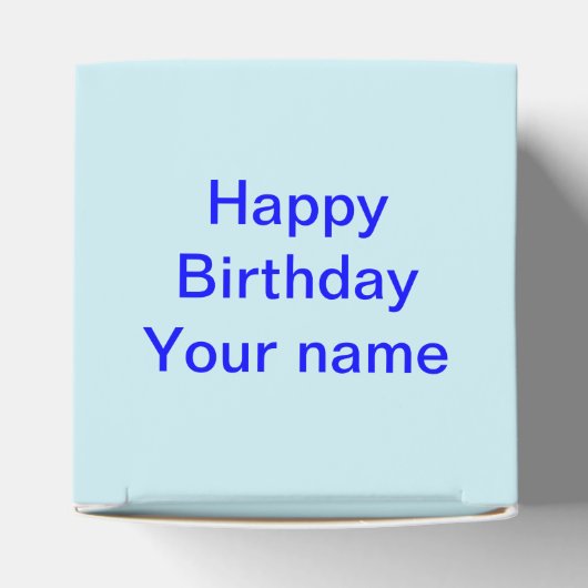 Pisces Star Sign Fish Custom Favor Box Bedankdoosjes (Bovenkant)