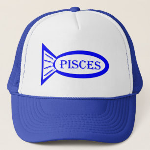 Pisces Star Sign Fish Hat Trucker Pet