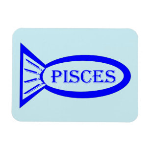 Pisces Star Sign Fish Magnet Magneet