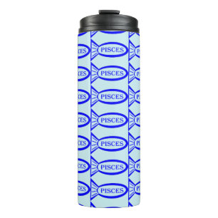 Pisces Star Sign Fish Thermal Tumbler Thermosbeker