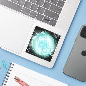 Pisces Sticker (Laptop met iPhone)