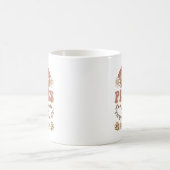 Pisces Super Floral Rainbow Coffee Mug (Centre)