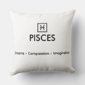 Pisces – The Dream Tide Kussen (Achterkant)