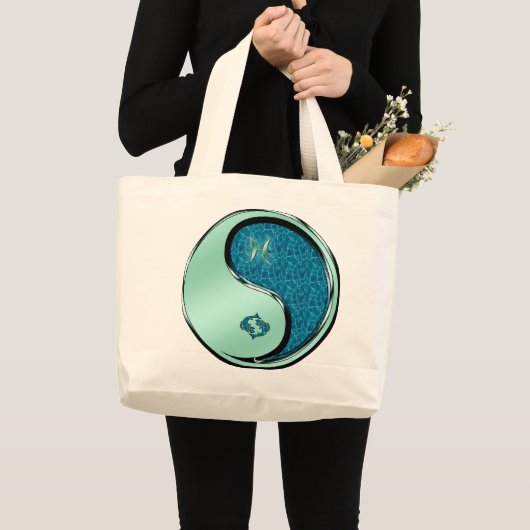 Pisces the Fish Grote Tote Bag (Voorkant (product))