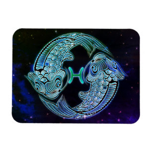 pisces the fish zodiac magnet magneet