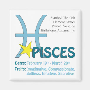 Pisces Traits Magnet Magneet