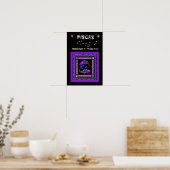 Pisces Twin Fish Poster (Keuken)