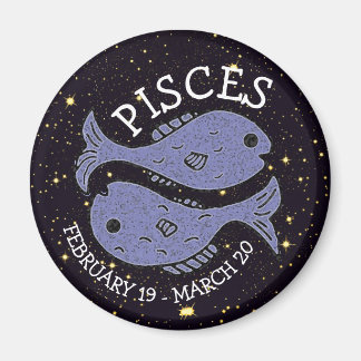 Pisces van Horoscope Zodiac Astrology Sign Magneet