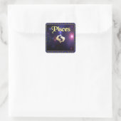 Pisces Vierkante Sticker (Tas)