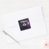 Pisces Vierkante Sticker (Envelop)