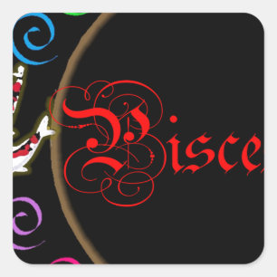 Pisces Vierkante Sticker