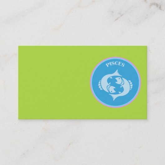 Pisces Visitekaartje (Voorkant)