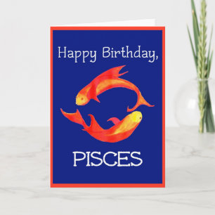 "Pisces"-vogelkaart Kaart