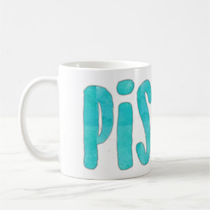 Pisces White Coffee Mok