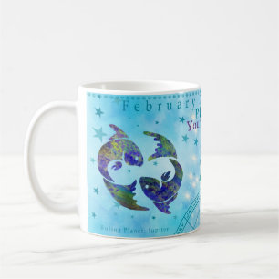 Pisces Zodiac Astrology Custom Koffiemok
