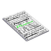 Pisces Zodiac Astrology Traits Collage Notitieboek (Rechterzijde)