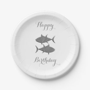 Pisces Zodiac Birthday Papieren Bordje