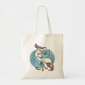 Pisces Zodiac Fish Horoscope Tote Bag (Voorkant)