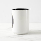 Pisces Zodiac Gold Oval Emblem Mug | Luxury Astrol (Centre)