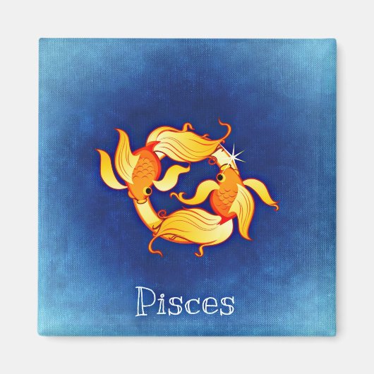 pisces zodiac magnet magneet (Voorkant)