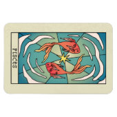 Pisces Zodiac Sign Abstract Art  Magneet (Horizontaal)