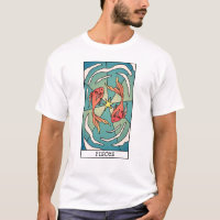 Pisces Zodiac Sign Abstract Art 